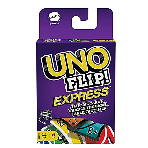 Juego de cartas Mattel Games UNO Flip Express