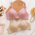 thumbnail image 4 of beishanbush Clothing 2025 Bra Under $5 Women's Underwear Comfortable Soft Solid Color Bras Large Size Bra No Ring Gathering Bra, 4 of 4