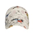 thumbnail image 2 of Daiia Little Birds print Baseball Cap Men Women Golf Dad Hat Adjustable Original Classic Low Profile Hat Unconstructed Plain Cap, 2 of 9