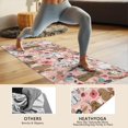 thumbnail image 4 of Poodle and Pioneer Flower Hot Yoga Mat Towel Non Slip for Hot Yoga - Quick-Drying Yoga Mat Cover with 4 Corner Pockets with Travel Bag - Hot Yoga Towel Non Slip Grip Moisture Wicking Sweat 70"x26", 4 of 6
