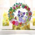 thumbnail image 3 of Cuadros Decorativos 5D DIY diamante pintura cristal gato corona arte puerta colgante decoración (GT2014) Sywqhk Nuevos Originales, 3 of 8