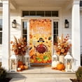 thumbnail image 6 of Thanksgiving Door Curtain Banner Front Door Decoration Hanging Cloth Polyester Fabric Indoor Outdoor Party Decor Prop for Festive Welcome, 6 of 6