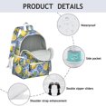 thumbnail image 4 of Lemon Backpack for School,Cute School Bag,Schoolbag with Adjustable Shoulder Straps & Padded Back,13.4"x11"x4.7", 4 of 6