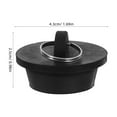 thumbnail image 2 of HONMEET Tapón Para Bañera De Goma Negro Con Anilla Para Hermético Y Resistente, 2 of 8