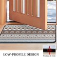 thumbnail image 3 of Brown Geometric Striped Pattern Door Rugs,Washable Non Slip Door Mats Indoor,Decorative Door Mats,Entry Mat Indoor for Entrance,Bedroom,Kitchen,Bathroom,30"x17", 3 of 6