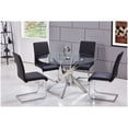 thumbnail image 2 of Best Master Furniture's Mirage Faux-Leather Dining Chairs (Set of 2), 2 of 2