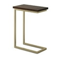 thumbnail image 5 of Skyler 18 inch Wide Solid Mango/Metal Industrial C Side Table in Birch/Black, Assembled, 5 of 12