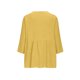 thumbnail image 4 of Craaazy Women Casual V Neck Blouse, Solid Color 3/4 Sleeve Button Down Shirt, Loose Fit Comfy Cotton Linen Top for Daily Wear Gifts, 4 of 6