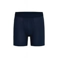 thumbnail image 3 of Wrangler 6" Men's Active Stretch Boxer Brief, 3XL, Navy/Future Dark Heather/Deep Emerald Heather, 6-Pack, 3 of 8
