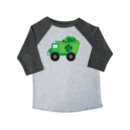 St Patricks Day Irish Clover Dump Truck Childs Toddler T-Shirt