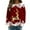 Red3, variant on Arlun Plus Size Christmas Knit Sweaters for Women Red Glass Elk Reindeer Snowman Print Xmas Pullovers Tops Trendy Soft Comfort Long Sleeve Round Neck Cute Sweater Red3 XL