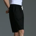thumbnail image 4 of cfhntfmh Lounge Shorts for Men Casual Summer Elastic High Waisted Baggy Half Pants Loose Comfy Wide Leg Beach Vacation Shorts, 4 of 6