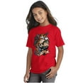 thumbnail image 3 of Betty Boop Biker Flaming Skull Tattoo Girls Kids T Shirt Tees Teen Brisco Brands L, 3 of 5