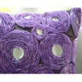 thumbnail image 2 of The HomeCentric Purple Pillow Cover Pack of 2 18x18 inch (45x45 cm) Handmade Purple Pillow Cover Ribbon Lavender Rose Flower Floral Theme Pillow Cover Square Silk Pillow Cover Floral - Lavender Roses, 2 of 4