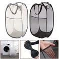 thumbnail image 3 of Folding Laundry Basket Storage Bag - Portable Camping Bags for Clothes, 3 of 5