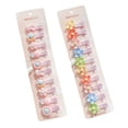 thumbnail image 1 of Laklulu 20 piezas de pinzas para el cabello de bebé con forma de flor y fruta, accesorios para el cabello con pinza de cocodrilo, pinza para el cabello hecha a mano, 1 of 5