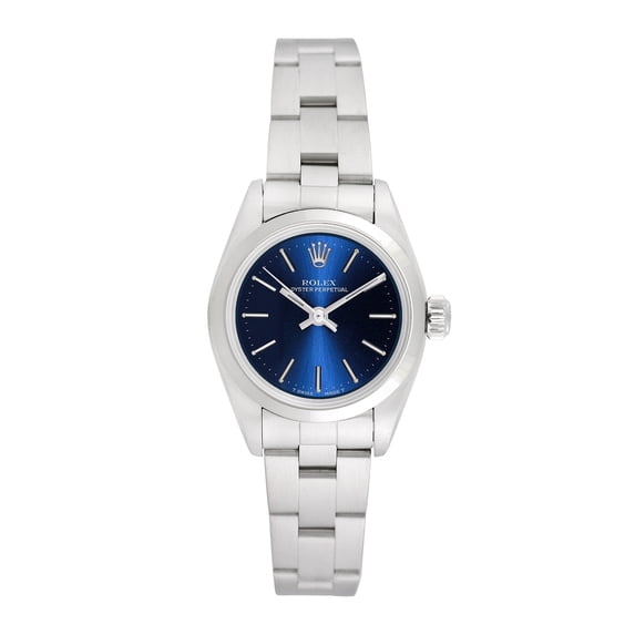 Pre-Owned Rolex Women's Oyster Perpetual 25mm Stainless Steel Oyster Wristwatch