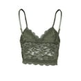 thumbnail image 3 of Langwyqu Summer Lace Stitching Women V-Neck Tank Tops Camisole Crochet Spaghetti Strap Cami, 3 of 5