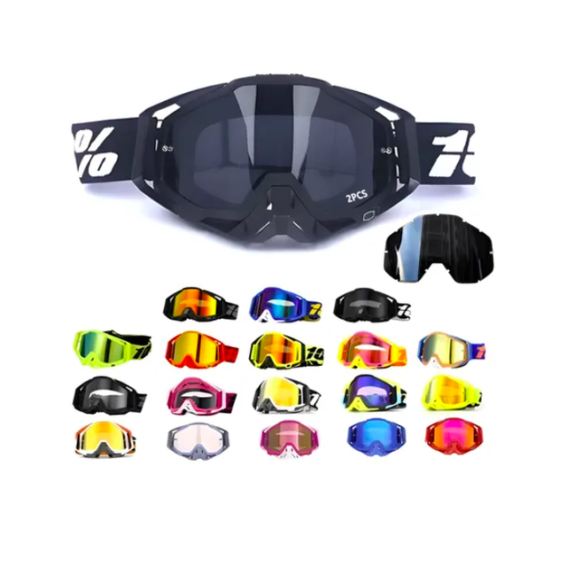Goggles Motocross Gafa Moto Deportivo Antiniebla Con 2micas