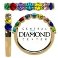 thumbnail image 3 of Nana U'r Mother 1-9 Simulated Birthstone Rings for Women - 10K Yellow Gold, Size 11.5, Stone 7, 3 of 7