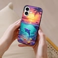 thumbnail image 4 of Compatible with Iphone 16 Case - Cute Soft Hawaiian Island Dolphin Silicone Case Compatible with Iphone 16 Phone Case for Women Men, 4 of 6