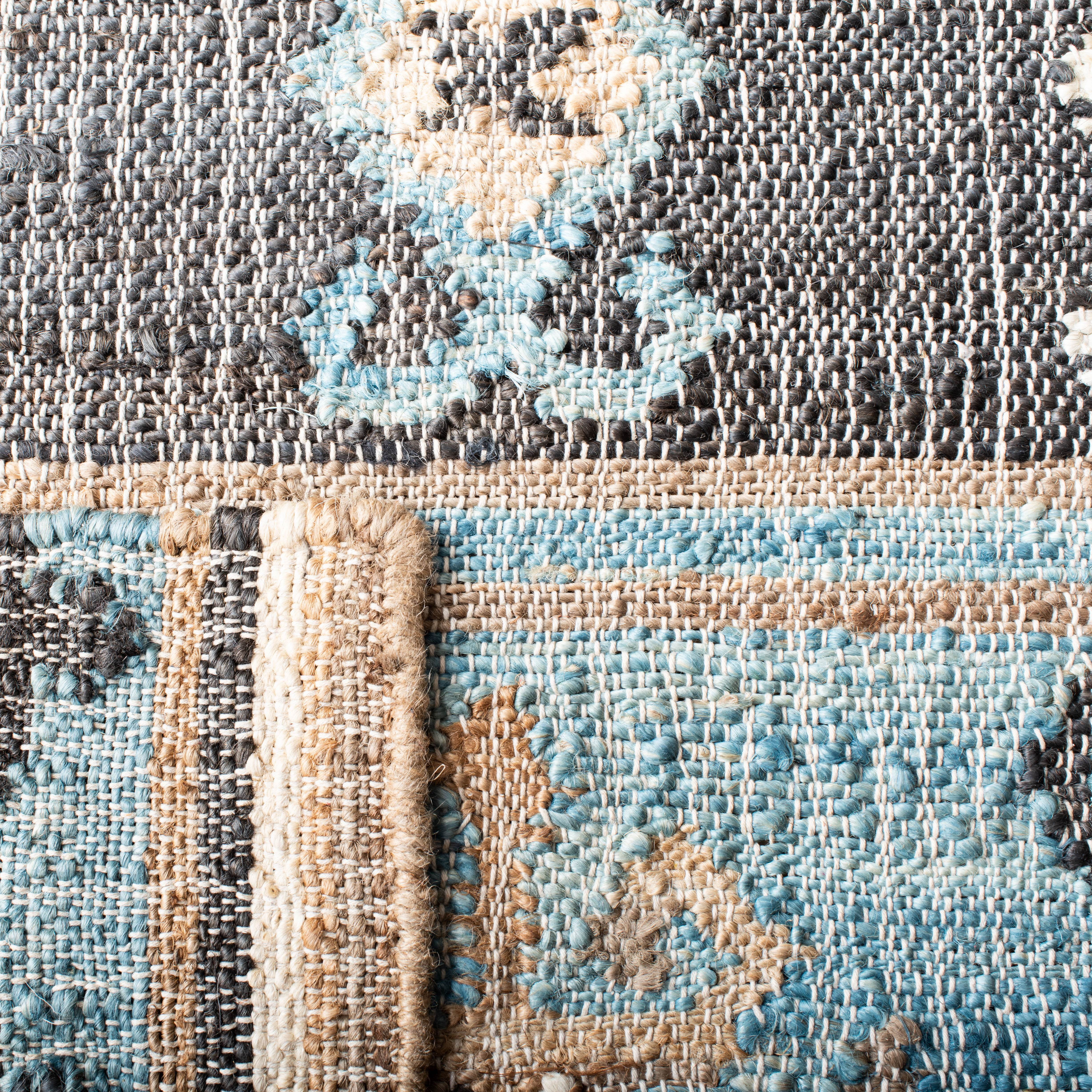 Safavieh Kilim Elsie Tribal Area Rug, Blue/Ivory, 7' x 7' Square