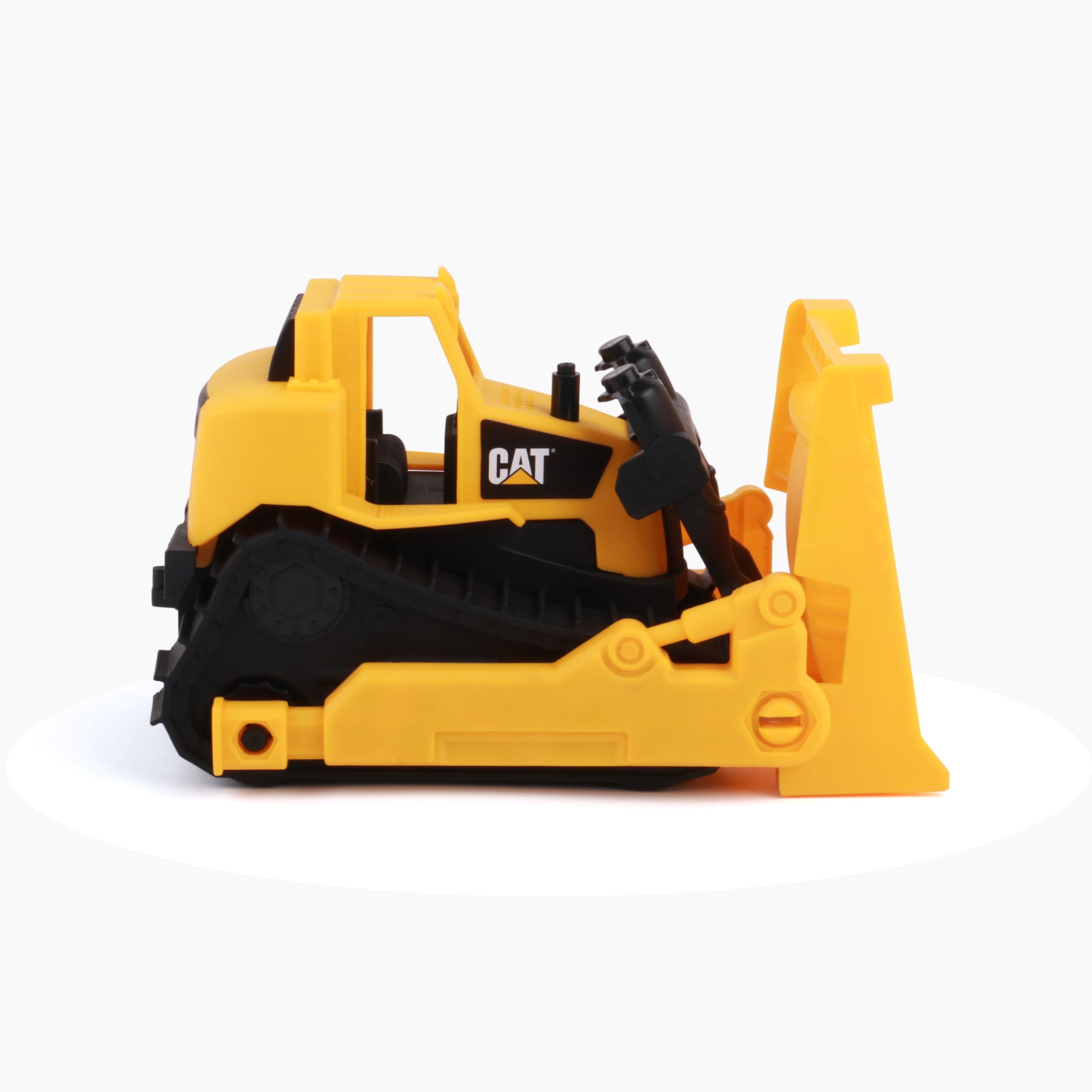 CAT Construction Fleet 4 Pack, 10" Free Wheeling Construction Vehicles
