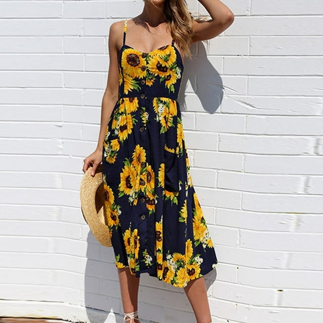 Ladies Bodycon Midi Dress Backless Sexy Tunic Dress Single Breasted Daily Outfit