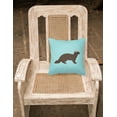 thumbnail image 2 of Carolines Treasures BB8043PW1818 Sable Marten Blue Check Fabric Decorative Pillow, 18 x 18 in., 2 of 2