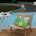 thumbnail image 5 of Outdoor Throw Pillow Covers 16x16 Inch Set of 2 Waterproof Spring Summer Geometric Elegant Dark Light Green Outdoor St Patricks Pillow Covers for Patio Funiture Garden Couch 168A, 5 of 5