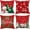 A-xmas 22, variant on Merry Christmas Pillow Covers 20x20 Set of 4 Velvet Christmas Pillow Cases Red Green Xmas Holiday Throw Pillow Covers Soft Christmas Tree Cushion Covers for Outdoor Home Bed Sofa Couch(20 Inch)
