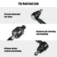 thumbnail image 3 of Unique Bargains 4 Pcs Front Outer Inner Tie Rod End Link Fit for Hyundai Santa Fe 2007-2012 Black, 3 of 7