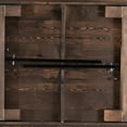 thumbnail image 5 of Flash Furniture Hercules 9' x 40" Rectangular Antique Rustic Mahogany Solid Pine Folding Farm Table, 5 of 10