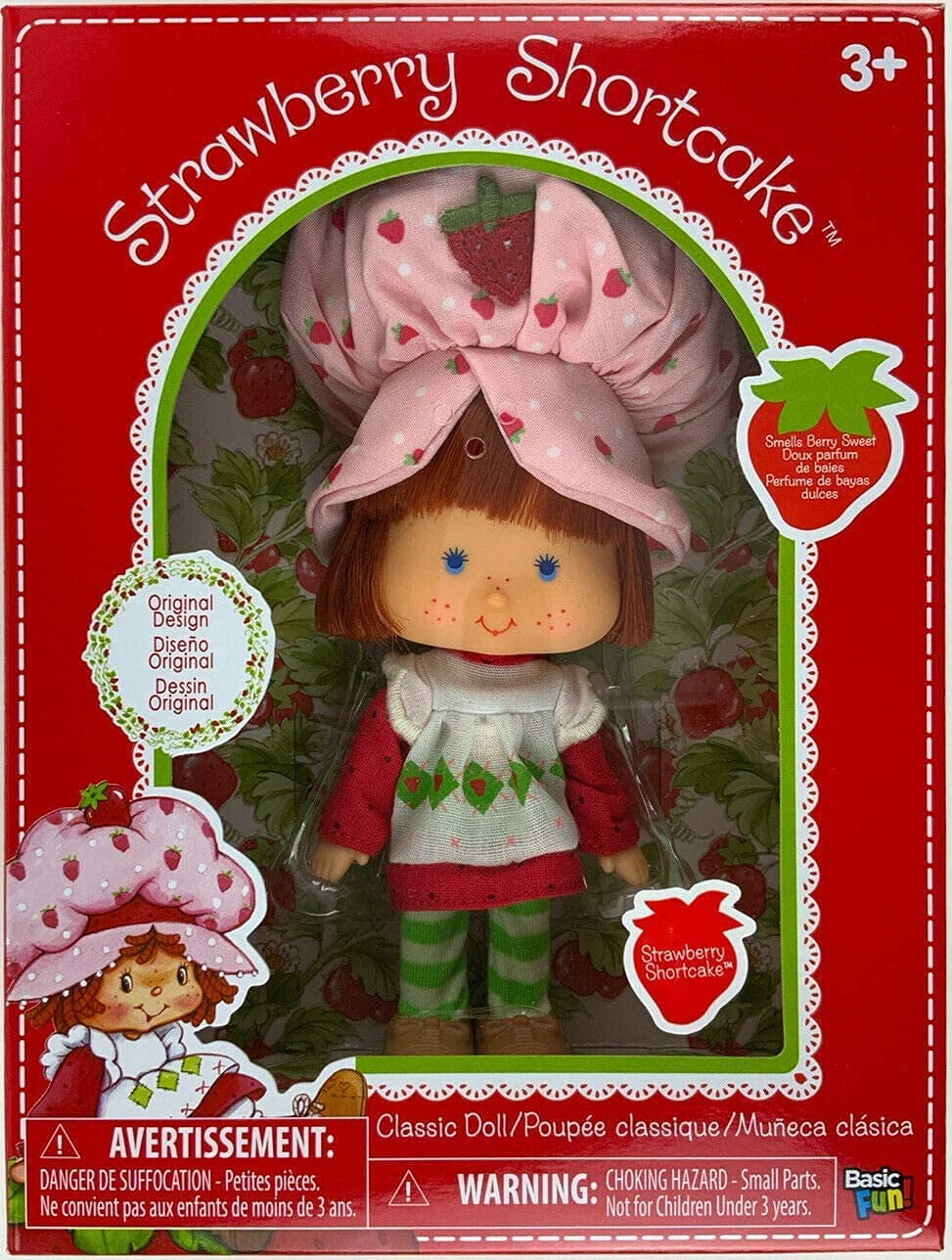 Strawberry Shortcake Girl Doll 6" figure Scented brown hair 