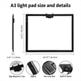 thumbnail image 6 of Rechargeable A3 Light Pad for ,Tracing Light Box with Stand and Clip,3 Colors Stepless Dimmable, 6 of 7