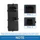 thumbnail image 4 of Interruptor de ventana eléctrica Unique Bargains para Ford F-150 2011-2014 Interruptor de control de ventana ABS negro lado del conductor delantero, 4 of 7