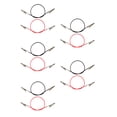 thumbnail image 1 of 10 Uds Pinzas De Cocodrilo Eléctricas Sunnimix Cables De Prueba Doble Extremo 30 cm, 1 of 7