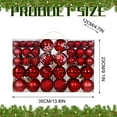 thumbnail image 3 of Affordablo Warehouse Clearance 100ct Christmas Ball Ornaments, Shatterproof Halloween Tree Decorations, Perfect Hanging Ball for Indoor/Outdoor Holiday Party Decor Small and Medium Christmas Balls, 3 of 6