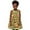 Gold, variant on Girls African Style Digital Print Dress Kids Sleeveless Tribal Patterned Princess Gown Toddler Exotic Fashionable Summer Sundress Casual Party Wear for Little Girls and Children