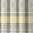 thumbnail image 3 of Lush Decor Nesco Yellow/Gray Stripes Shower Curtain, 72" x 72", 3 of 5