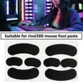 thumbnail image 3 of Shisuyan 2 Sets Mouse Feet Pad Glide Stick Mouse Board Silicone Black Computer Users, 3 of 8