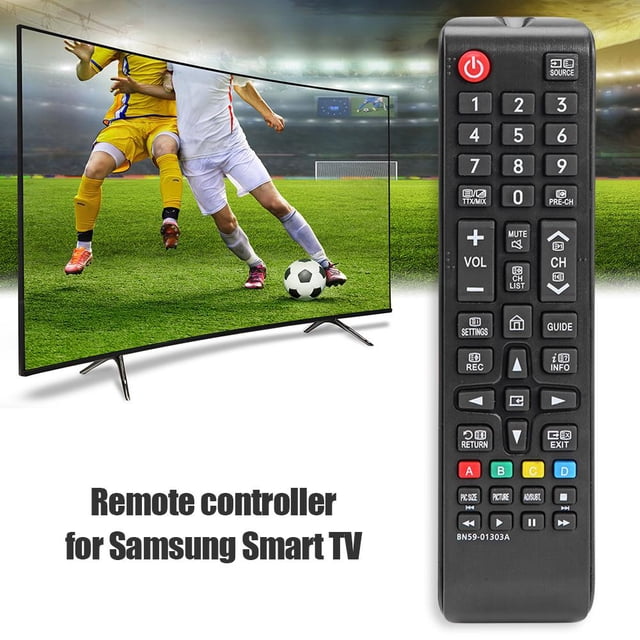 Kuymtek Controlador de control remoto de TV de plástico universal para Samsung E43NU7170 UE40N7199