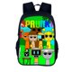 thumbnail image 2 of Mochila Sprunki Toys para mujer, mochila de dibujos animados, mochila informal con doble correa, mochila personalizada ligera de gran capacidad, 2 of 3