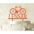 thumbnail image 1 of "Custom Monogram Name Cake Topper Personalized Orange Cake Topper Color Option Available 6""-7"" Inches Wide", 1 of 1