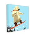 thumbnail image 3 of Stupell Industries Polar Bear Snowboarding Catching Air Winter Sports Graphic Art Gallery Wrapped Canvas Print Wall Art, Design by Noah Bay, 3 of 5