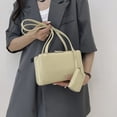 thumbnail image 3 of Bolso Hombro para Mujer Cgtredaw Color Sólido Cuero PU Con Juego Monedero, 3 of 9