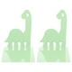 thumbnail image 1 of 1 par Metal Dinosaurio Forma Bookends Bookends Soporte Soporte Escritorio Organizador, 1 of 5