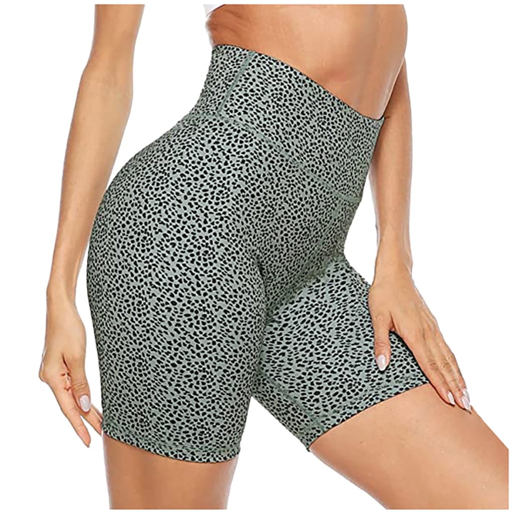 printed yoga shorts