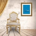 thumbnail image 3 of Rogan, Mark 25x32 Gold Ornate Wood Framed with Double Matting Museum Art Print Titled - Chevrolet Cameo Pickup 1957 Bl, 3 of 4