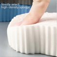 thumbnail image 2 of Esponja de baño exfoliante súper suave, esponja de baño para bebés 3D, esponja de ducha limpiadora y masajeadora de piel muerta, gris, 2 of 5